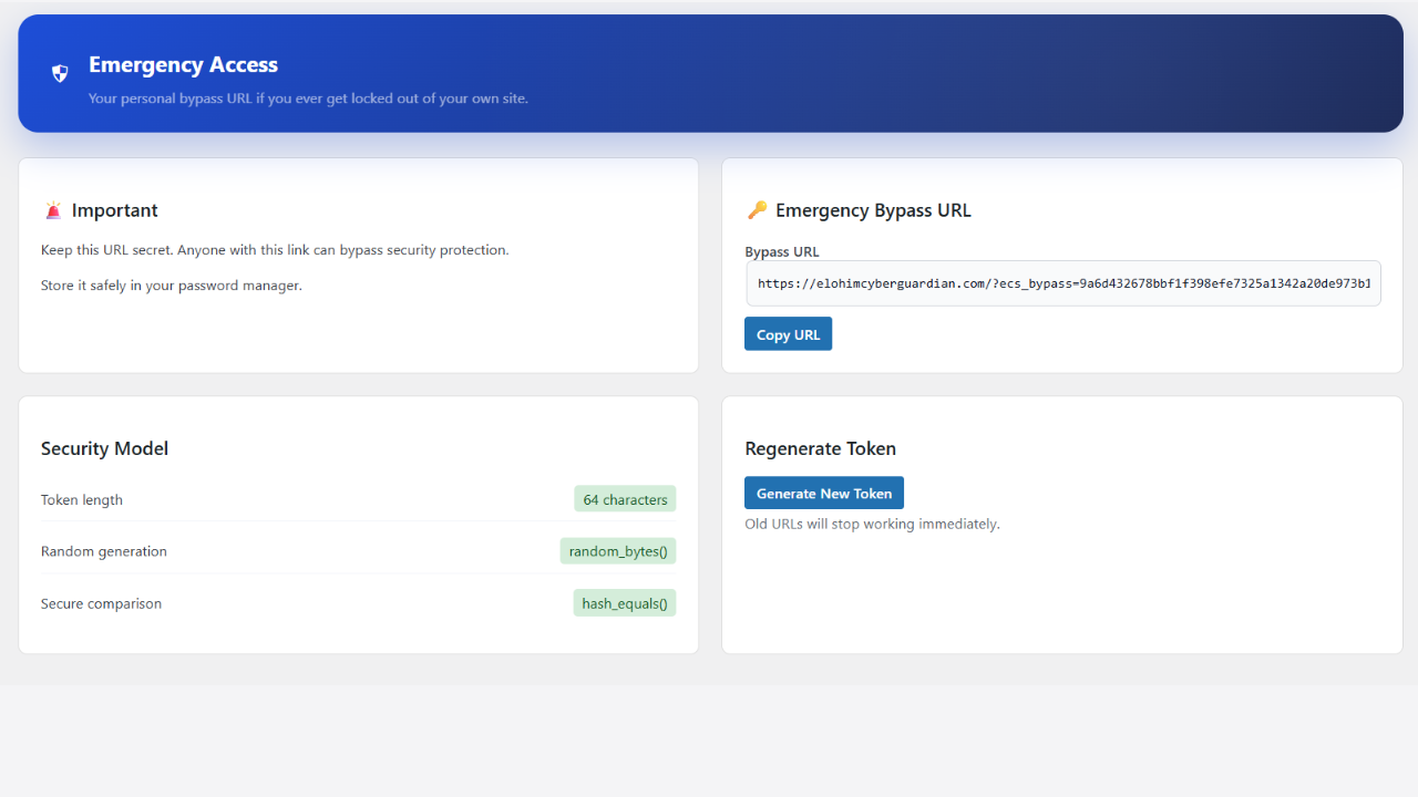 Email alerts configuration